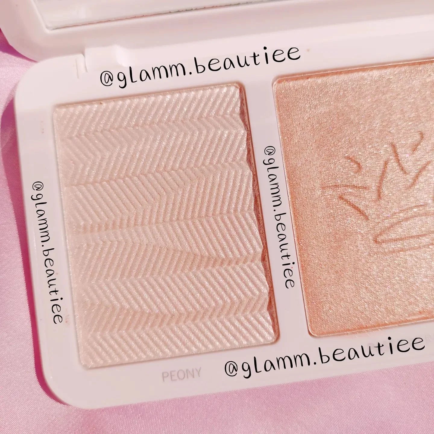 3 Color Cute Sculpt and Glow Highlighter Palette