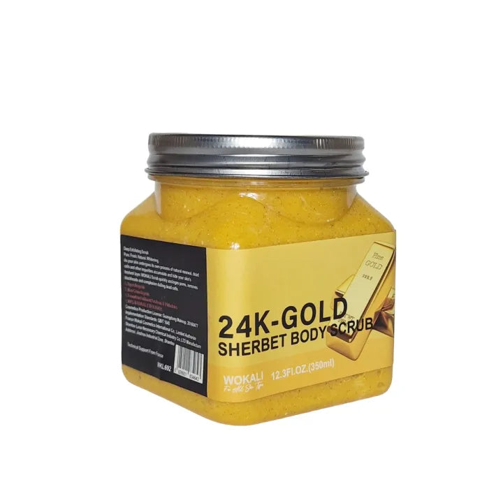 Wokali 24K Gold Sherbet Body Scrub 350ml