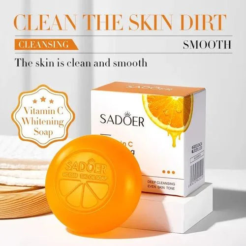 Sadoer Vitamin C Brightening Whitening Soap Bar 100g