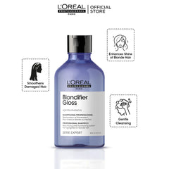 L'Oreal Professionnel Serie Expert Blondifier Shampoo 300 ML - For Highlighted & Bleached Hair