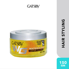 GATSBY Water Gloss Yellow (Jar) - Wet Look Super Hard 150gm