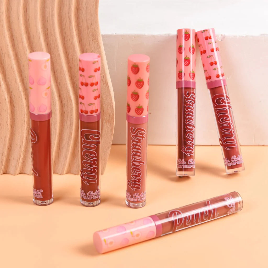 Color Castle Pack of 4Pcs Long Lasting Matte Lip Gloss