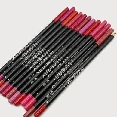 Huda Beauty Lip Pencils Pack of 12