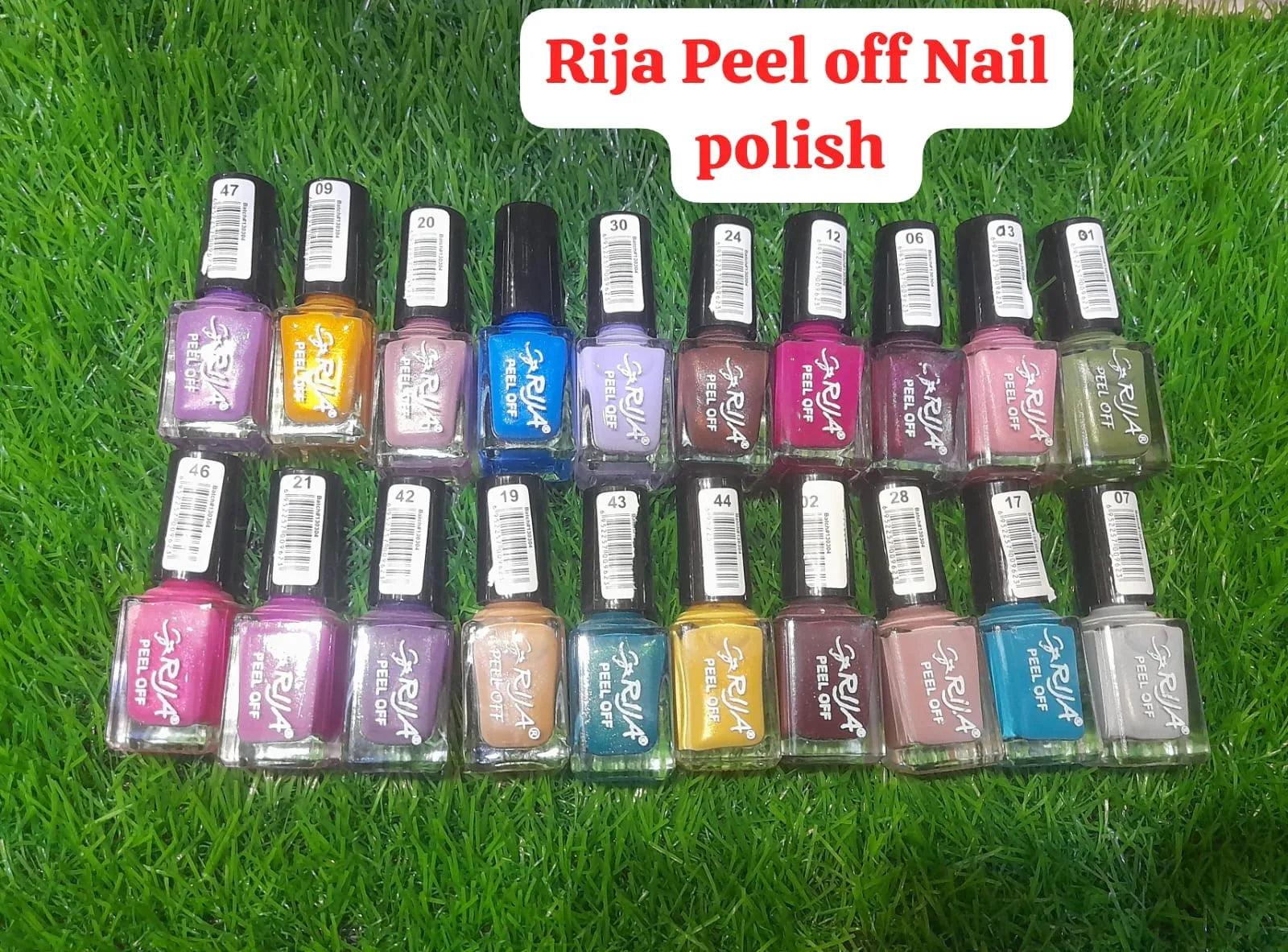 Rija Peel Off Nail Polish Available in Different Color 1 Pcs