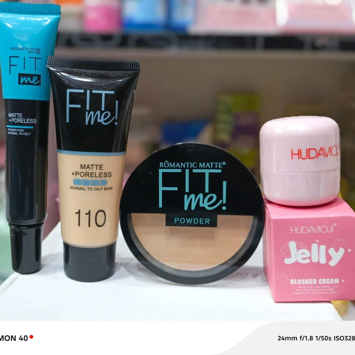 Fitme 3 in 1 Makeup Deal + Free Huda Moji Jelly Tint