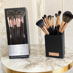 13 Pcs BH Cosmetics Signature Rose Gold Brush Set
