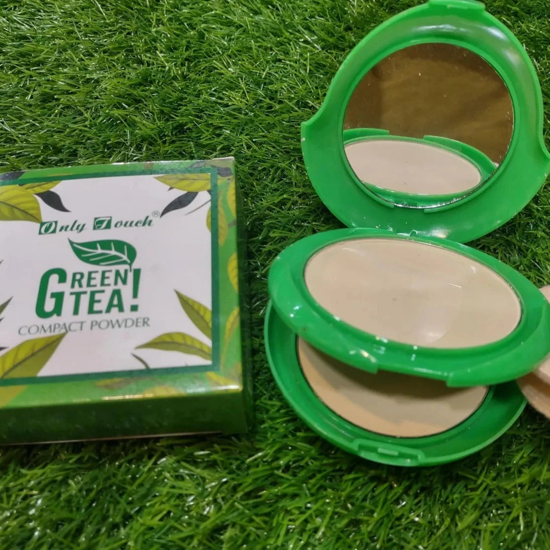 Only Touch 2 in 1 Green Tea Compact Powder