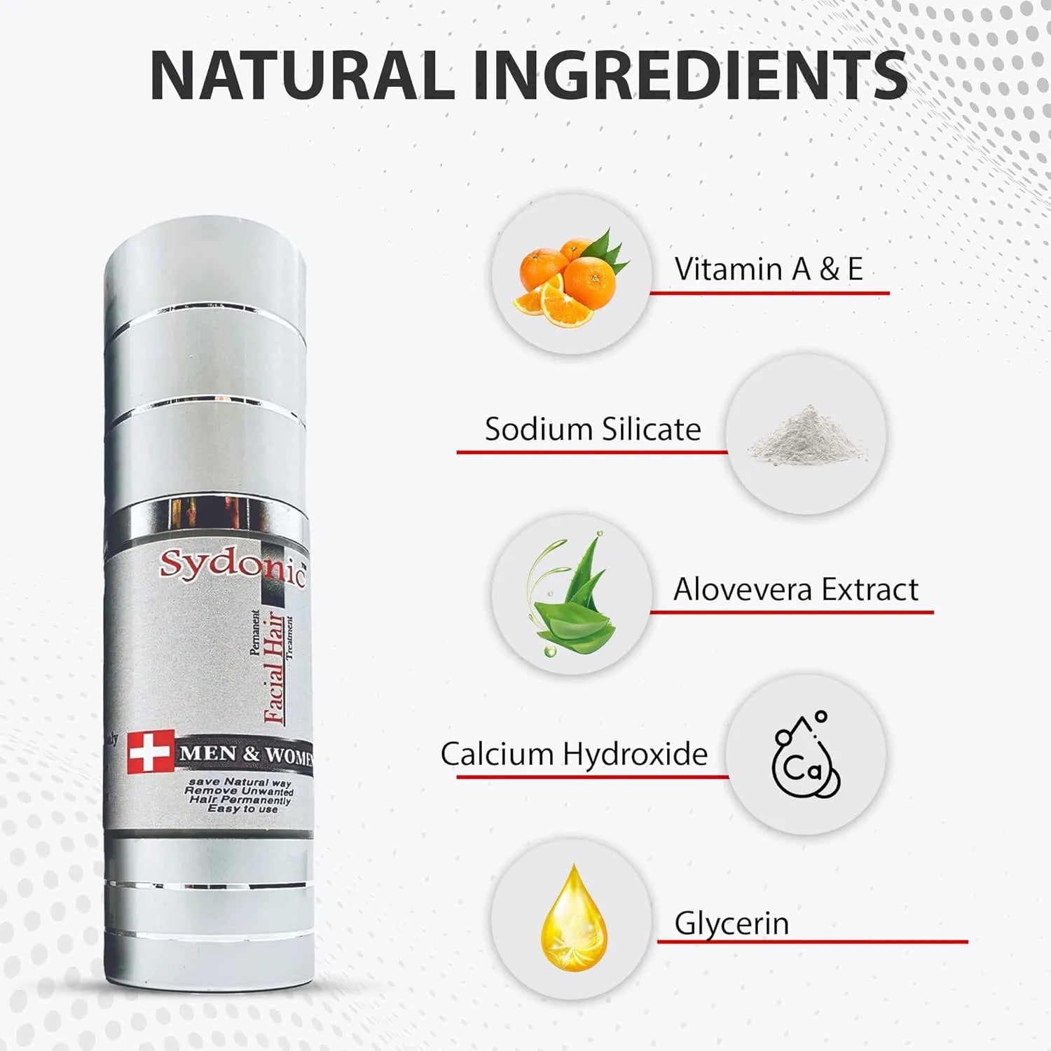 Sydonic Permanent Facial Hair Treatment