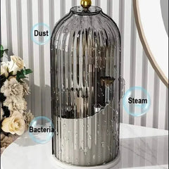 360° Rotating Dustproof Makeup Brush Holder