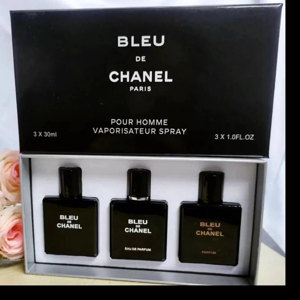 Bleu De Chanel Gift Set 30ml Each Perfume