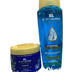 Body Luxuries 2 in 1 Hyaluronic Deal Shampoo 400ml + Mask 300gm