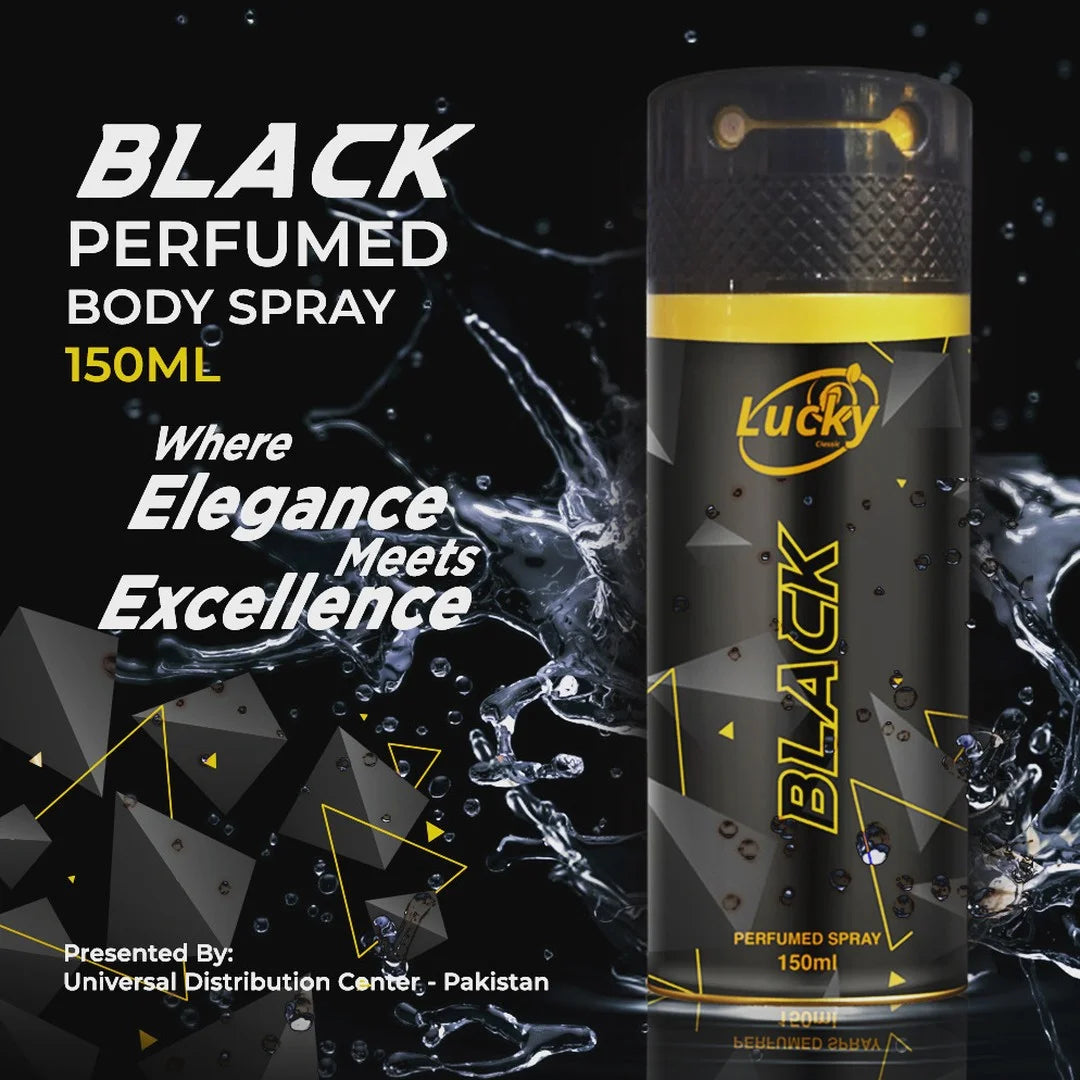 Lucky's Black Body Spray 150ml