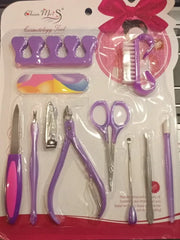 Manicure Pedicure Nail Clippers Cleaner Set