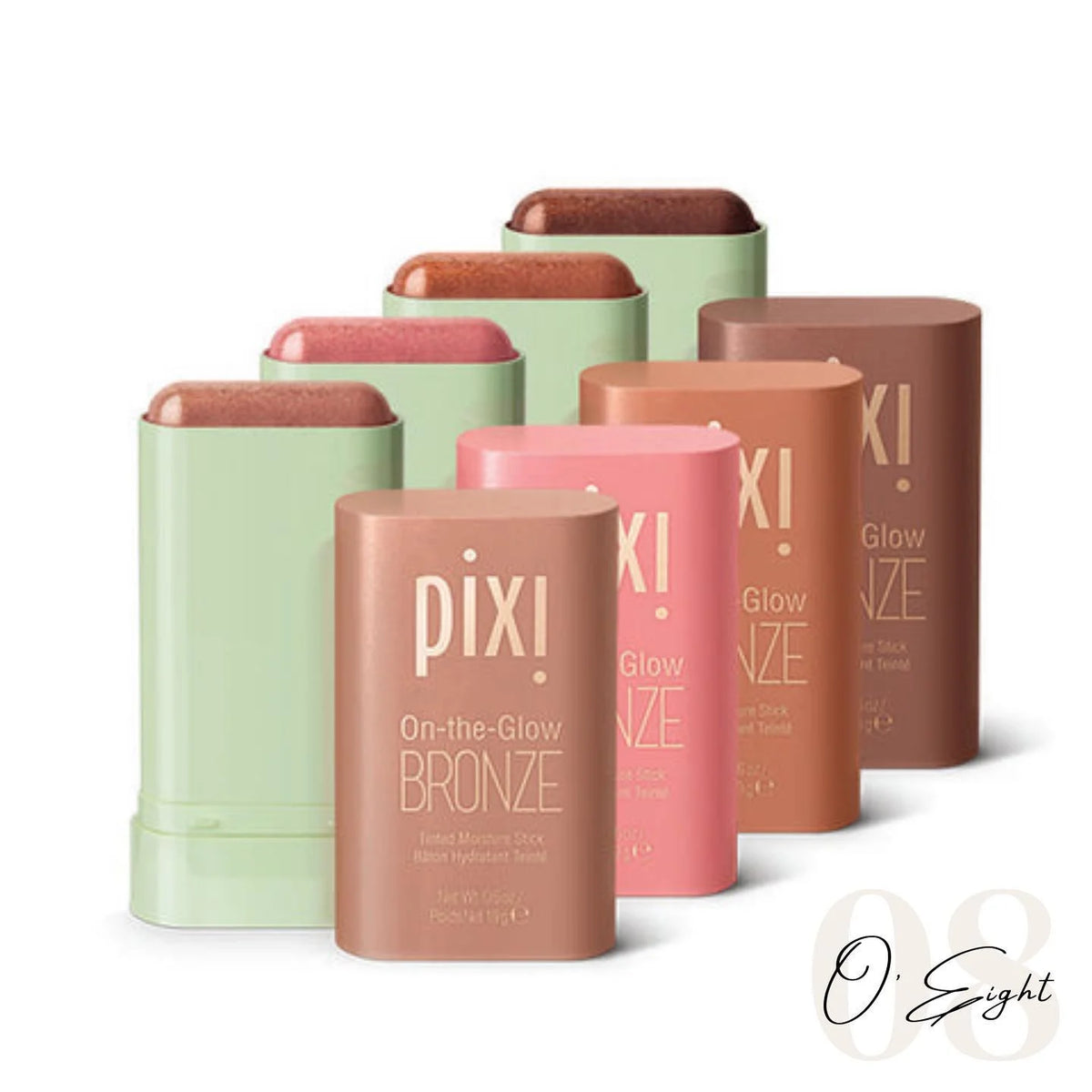 Pack of 4 PIXI On-the-Glow Bronze