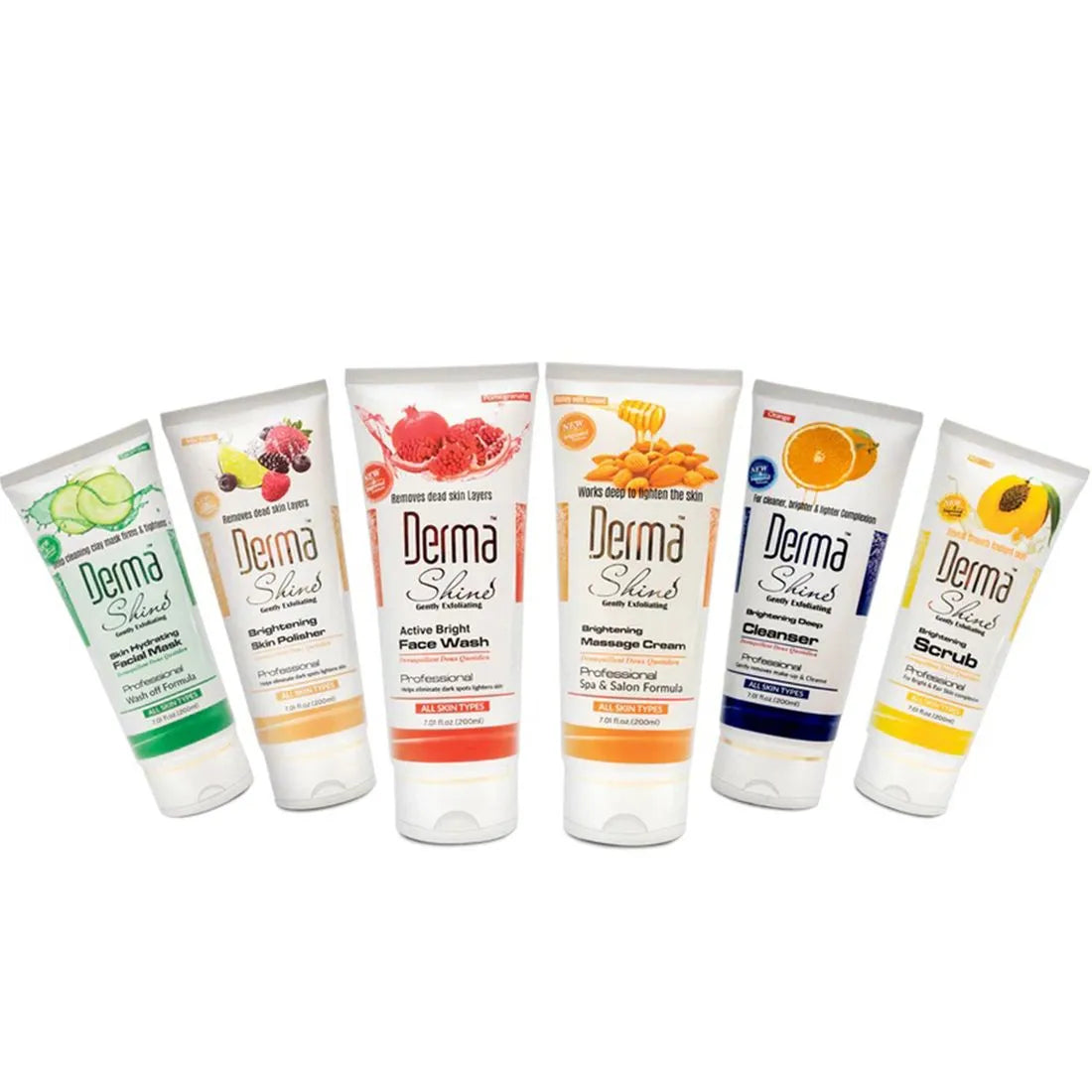 6 in 1 Derma Shine Facial Fruit Kit (70ml Each)