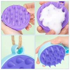 Portable Mini Silicone Hair Scalp Massage Comb