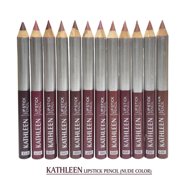 3 In 1 New Makeup Deal Kathleen 6 pcs Lip Liner Pencil +Sunisa 6pcs Nail Polish+96 pcs Fake Nails