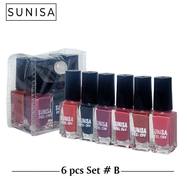 3 In 1 New Makeup Deal Kathleen 6 pcs Lip Liner Pencil +Sunisa 6pcs Nail Polish+96 pcs Fake Nails