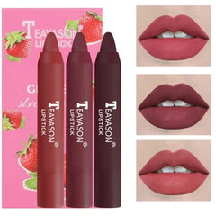 3pcs Teayason Velvet Matte Lipsticks Set
