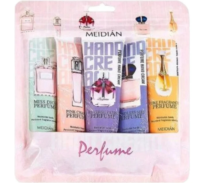 Meidian Perfume Hand Cream Set (Pack of 5)