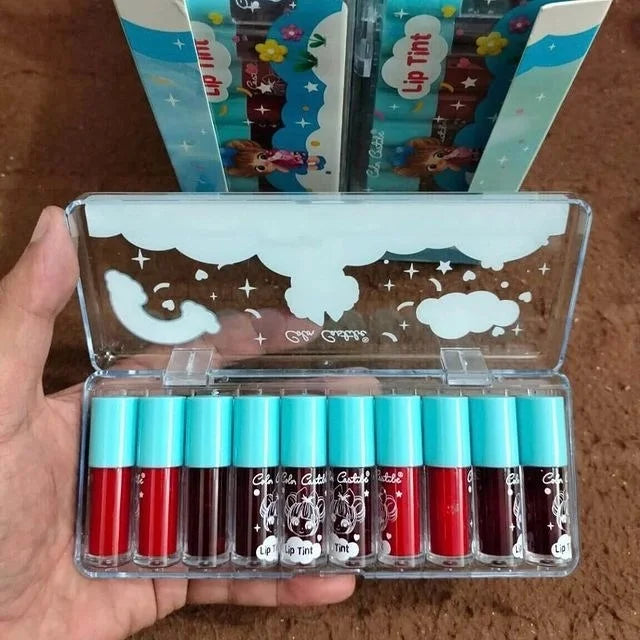 10 Pcs Color Castle  Lip & Cheek Tint