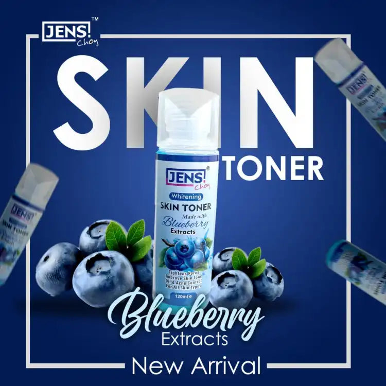 Jens Choy Whitening Skin Toner Infused with Blueberry Extracts