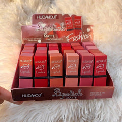 6 Pcs Hudamoji Matte Lipstick Set