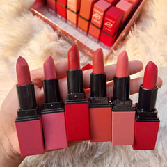 6 Pcs Hudamoji Matte Lipstick Set