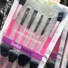 Sweet Beauty 10 Pcs Makeup Brush