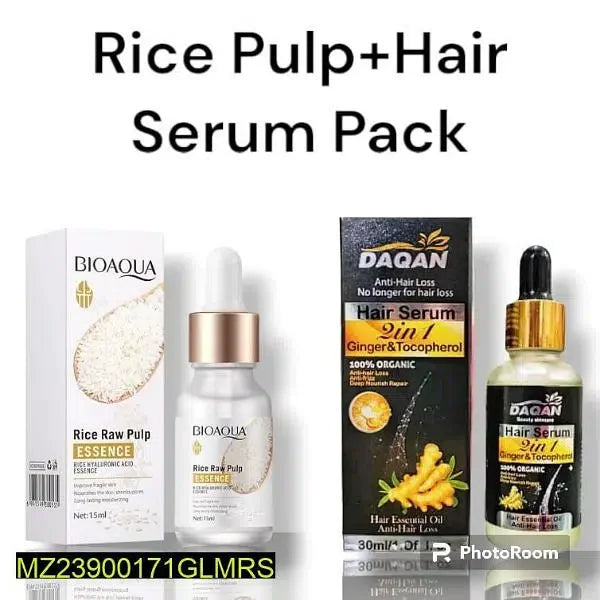 Bioaqua Face Serum and Daqan Hair Serum Deal