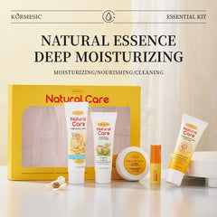 Kormesic Natural Care Essential Kit Moisturizing Nourishing and Cleansing Skincare