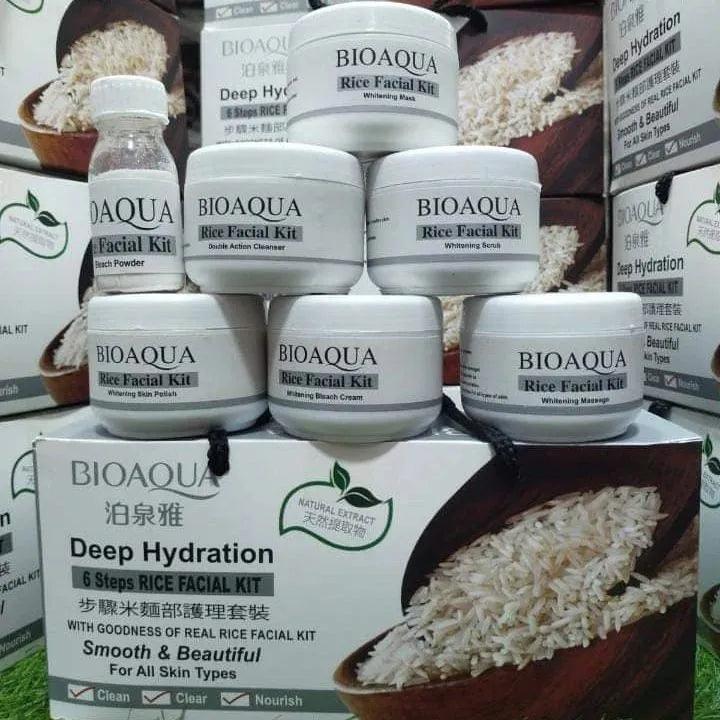 Bioaqua Rice Facial Kit With Rice Moisturizing Lotion – Ameena.pk