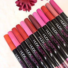 Huda Beadty Lip & Eye Color Pencil Pack Of 12