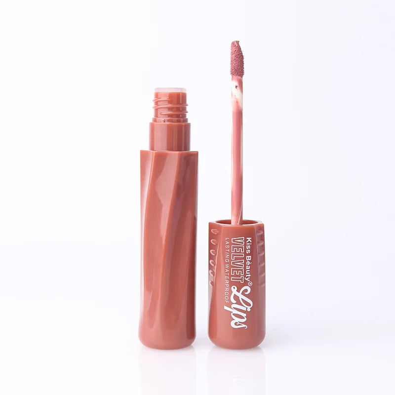 Kiss Beauty Velvet Long Lasting  Waterproof Lipgloss