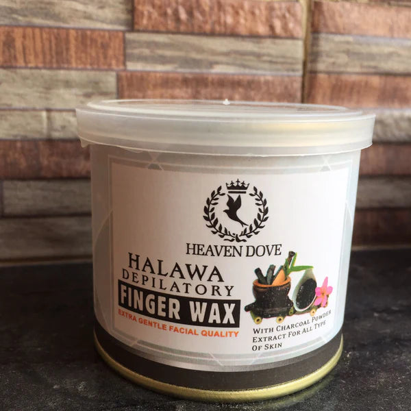 Heaven Dove Charcoal Halawa Finger Wax 170g