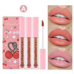 3 Pcs Dragon Ranee Ice Love Little Smoke Tube Lipstick