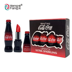 Heng Fang 4pcs Matte Cola Coca Lipstick Set