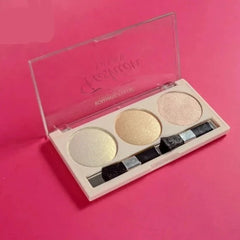 3 in 1 Fashion Trend-Blusher and Highlighter Makeup Kit