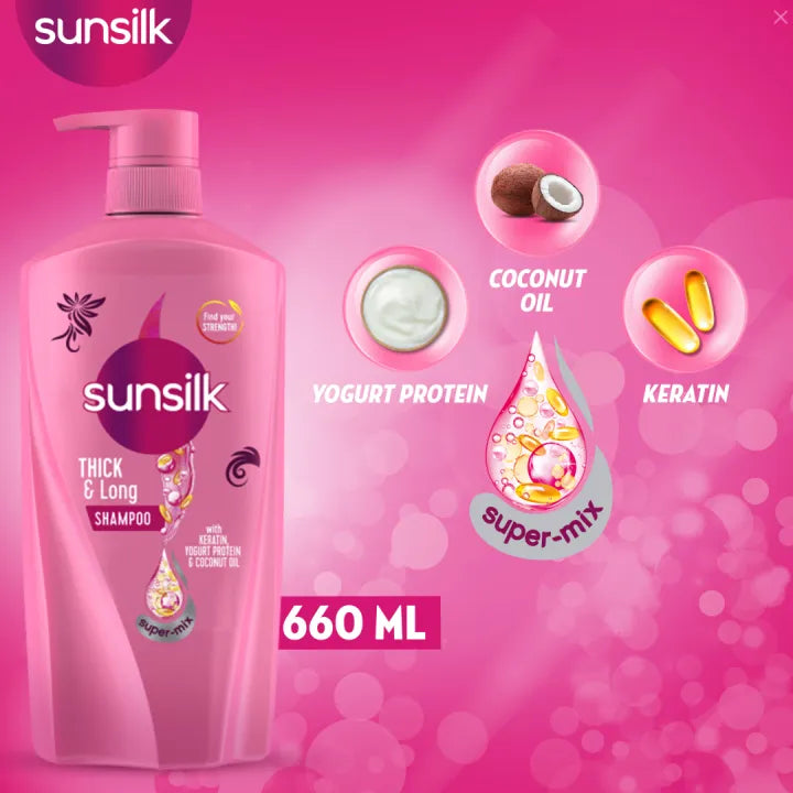 Sunsilk Shampoo Thick & Long