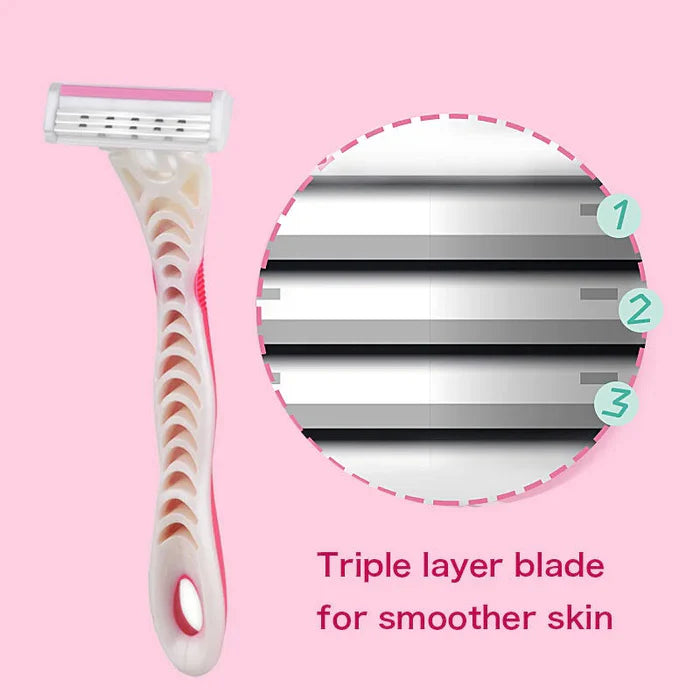 Max Simply Platinum 4pcs Women Shaving Razor