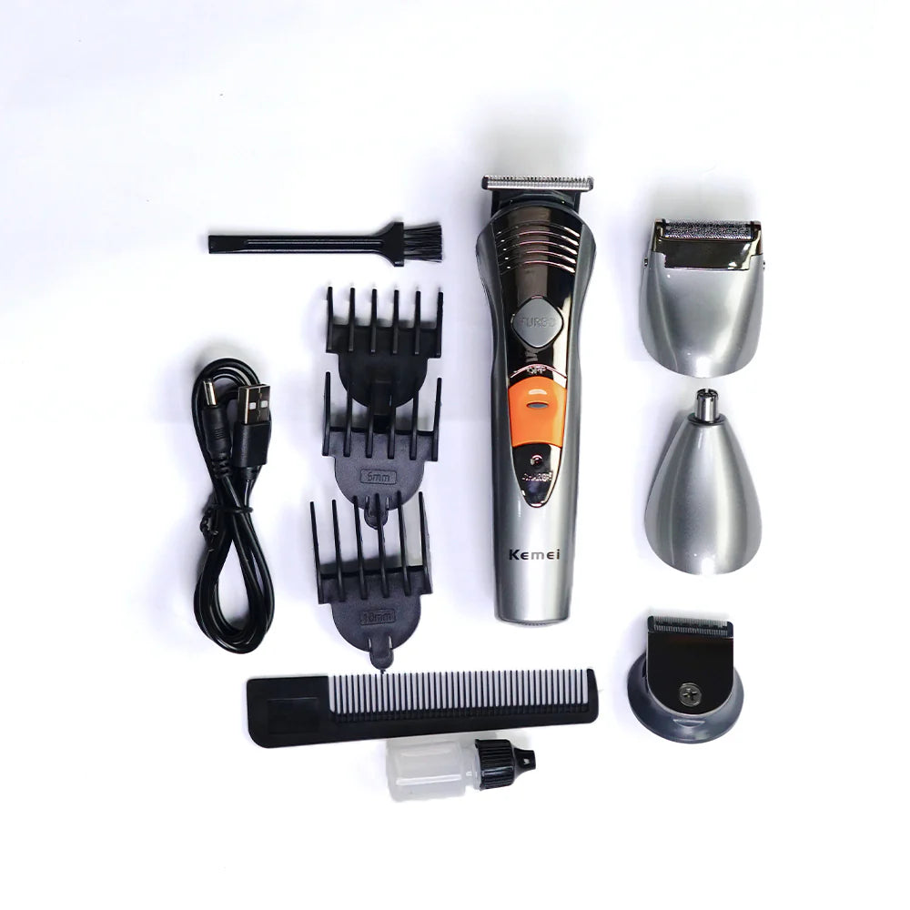 Kemei KM-580A 7-in-1 Professional Electric Hair Trimmer Clipper