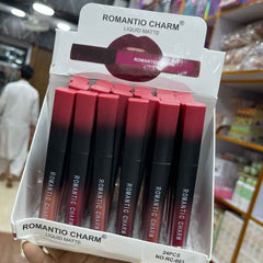 Romantio Charm Matte Lip Gloss – Bold & Beautiful Liquid Color for Every Mood