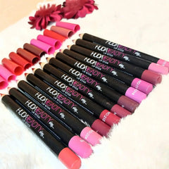 Huda Beadty Lip & Eye Color Pencil Pack Of 12