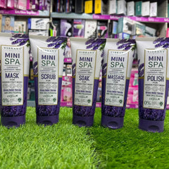 Vibrant Beauty Mini Spa Lavender + Mint Manicure Pedicure Kit 200 ML(5Pcs)