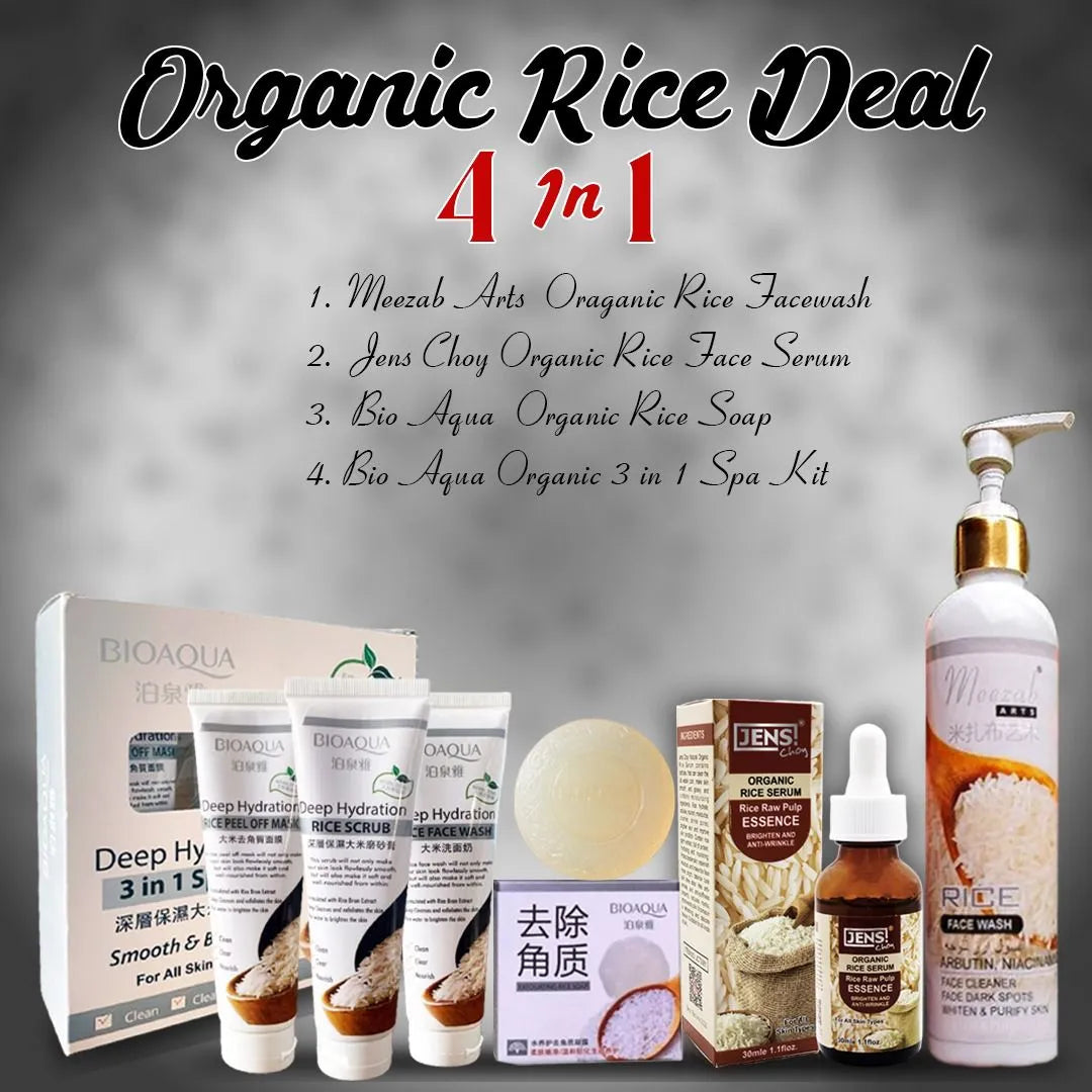 4 in 1 Organic Rice Kit – Ameena.pk™️