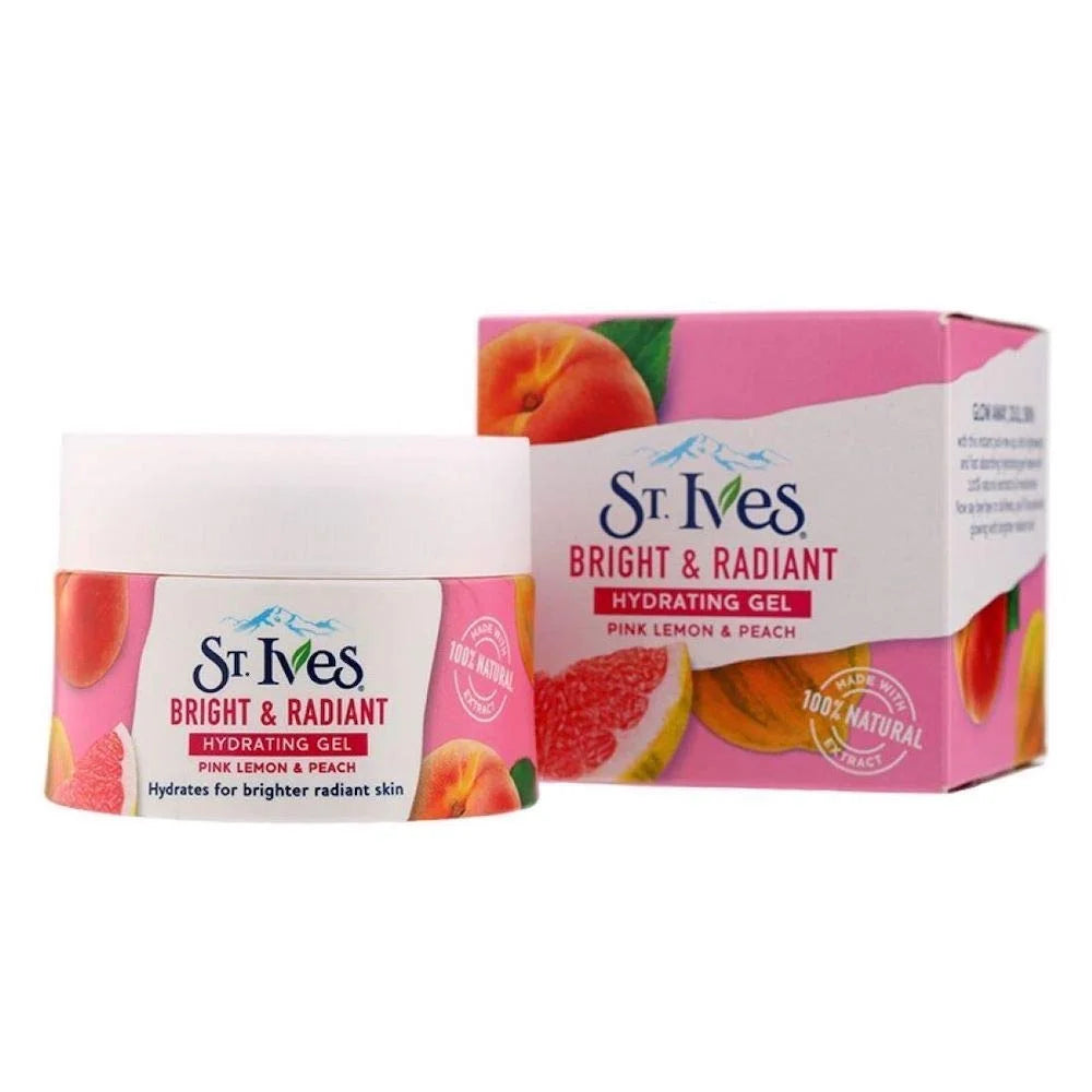 St. Ives Hydrating Gel Bright & Radiant Pink Lemon & Peach 45g