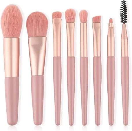 8 Pcs High Quality Mini Makeup Brush Set