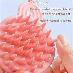 2 In 1 Double Sided Shampoo Brush Silicone Soft