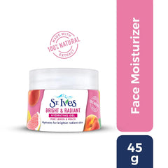 St. Ives Hydrating Gel Bright & Radiant Pink Lemon & Peach 45g