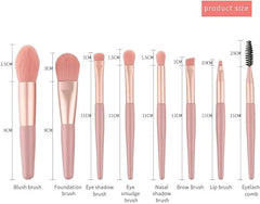 8 Pcs High Quality Mini Makeup Brush Set